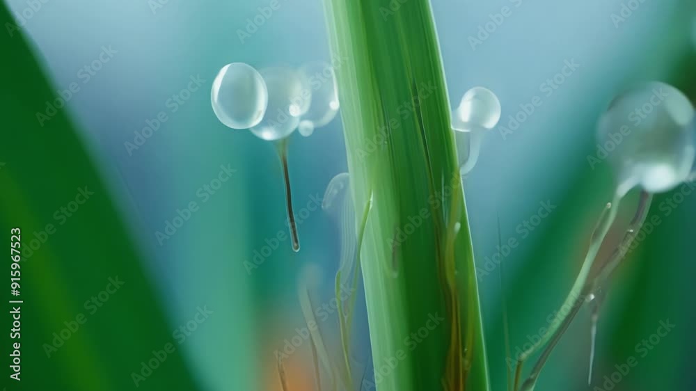 Poster The intricate patterns of a stems s transporting vital nutrients and water to every part of the plant.