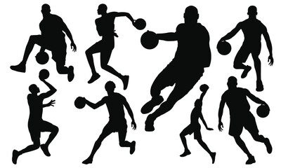 Basketball player silhouette