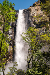 Fototapeta premium Bridalveil Fall in Yosemite National Park.