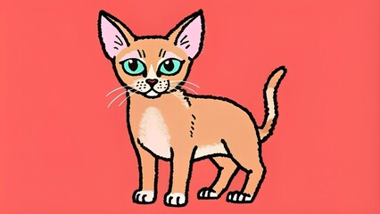 Obraz premium Abyssinian cat