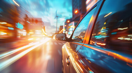 Fototapeta premium Harness wind and sunlight to fuel vehicles and power cities. Renewable energy provides clean, eco-friendly solutions for transportation and electricity generation.