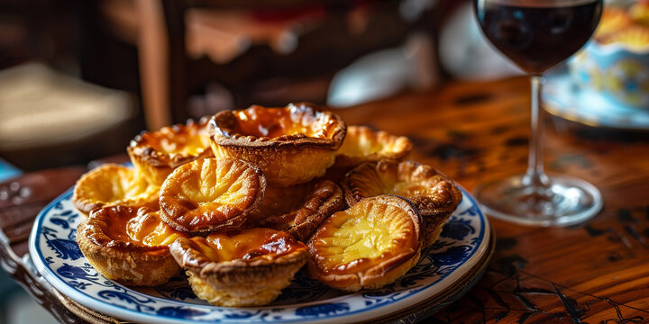 Queijadas de Sintra on the table