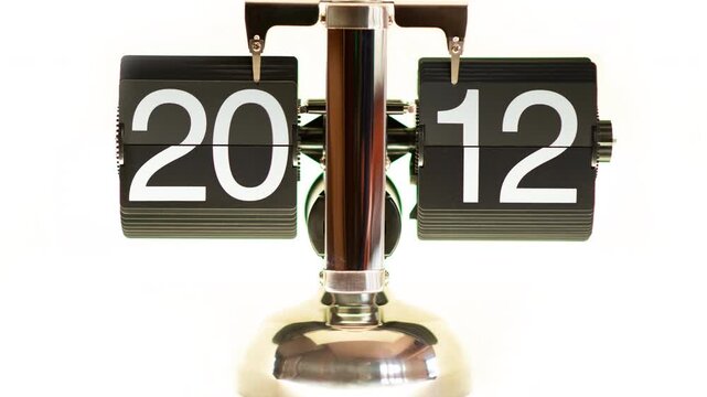 Year 2000-2025 Flip Number Counter (Time Lapse)