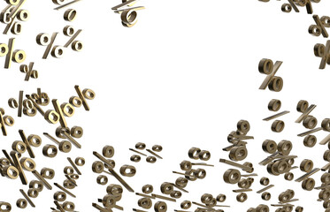 percent sign rain  percentage icon interest rate