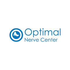 Neuropathy health clinic vector design logo restoring optimal nerve damage with foot nerve center	