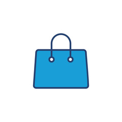 Shopping bag icon vector. shopping icon vector