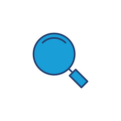Search icon vector. search magnifying glass icon