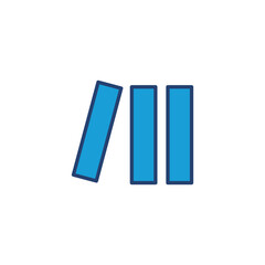 Library icon vector. education icon vector