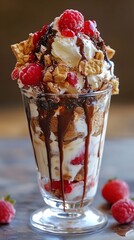 Unparalleled Ice Cream Sundae Delight pictures