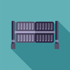 Pedestrian control barrier regulating access to a private road, safety and security concept