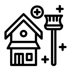 house keeping Line Icon