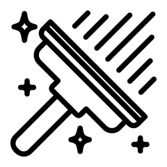 wiper Line Icon