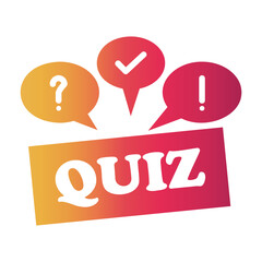 quiz competition Gradient icon