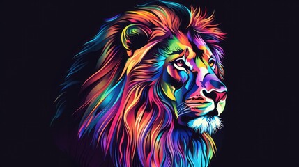 Vector Design of Lion