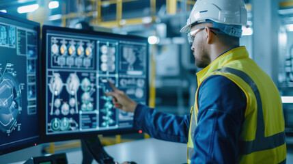 Engineers designing smart industrial solutions