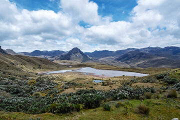 Fototapeta premium Laguna la Toreadora, parque nacional Cajas