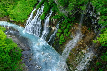 Shirahige Waterfall at biei, Sapporo