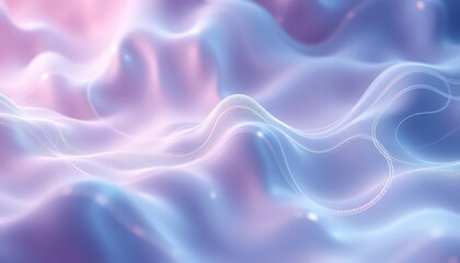 Obraz premium Abstract purple and blue wavy background.