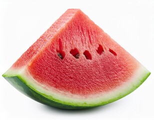 Watermelon isolated on white background, full depth of field