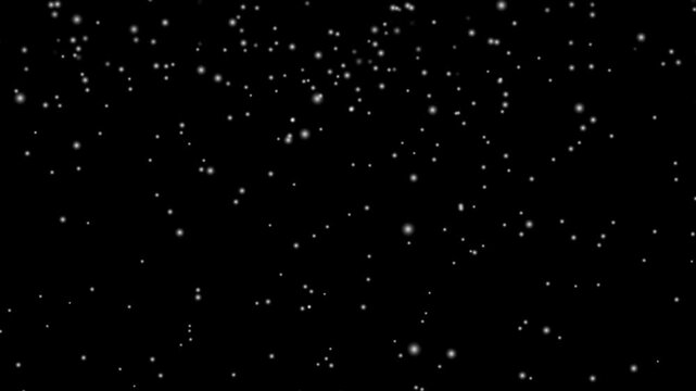 Natural snow in slow motion black background, Falling snowflakes, seamless Christmas time background.
many snow flakes falling from sky on black background, Falling snow in black background in 4K