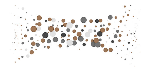  Colorful confetti on white background