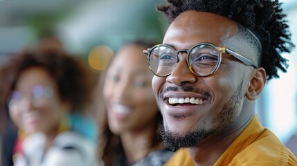 A diverse group of people engaged in a community event indoors, showcasing the spirit of togetherness, communication, and active participation in a lively, supportive environment.