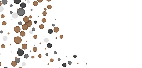  Multicolored confetti on white