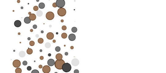 gold confetti background, isolated on transparent background