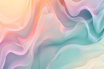 Obraz premium Subtle and gentle abstract gradient background with smooth transitions, flat lay design. Ideal for a calming and soothing display.