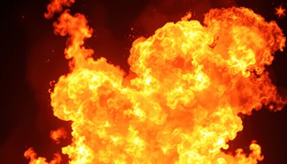 Obraz premium Fire Flames Abstract Background.