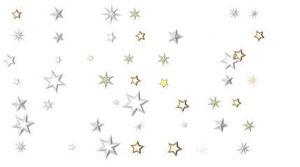 Stars - stars background, sparkle lights confetti falling. magic shining Flying christmas stars on night
