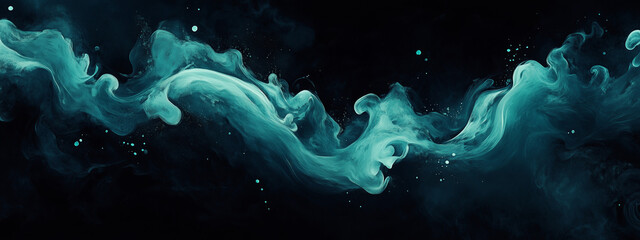 Ink flow creative design, wallpaper