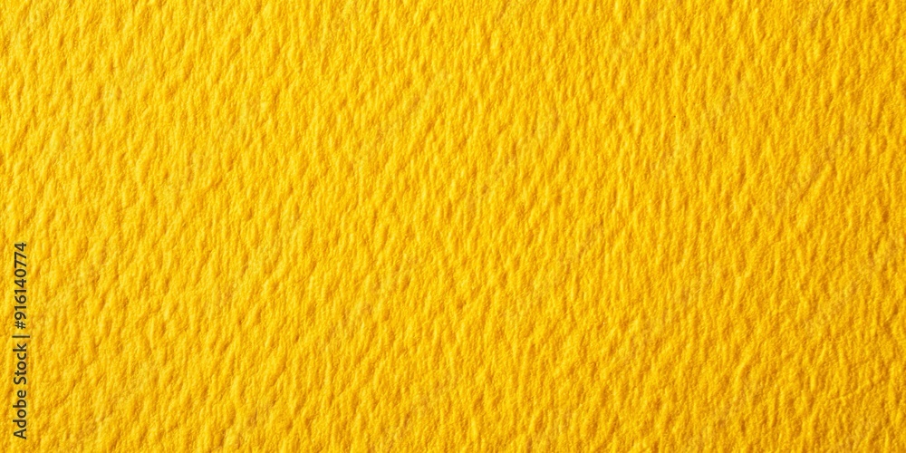 Wall mural Close up of a vibrant yellow paper texture background, yellow, bright, paper, texture, close up, abstract, background