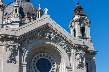 Obraz premium St Paul Cathedral, St Paul, Minnesota, United States