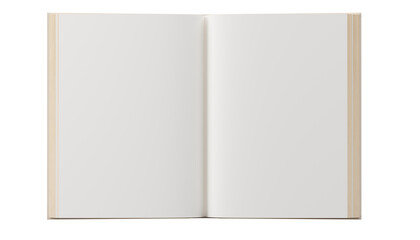 open book isolated on white background.