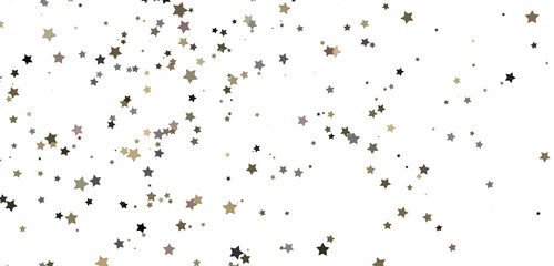 Ethereal Rain of Gold: Step into a Captivating 3D Stars Shower