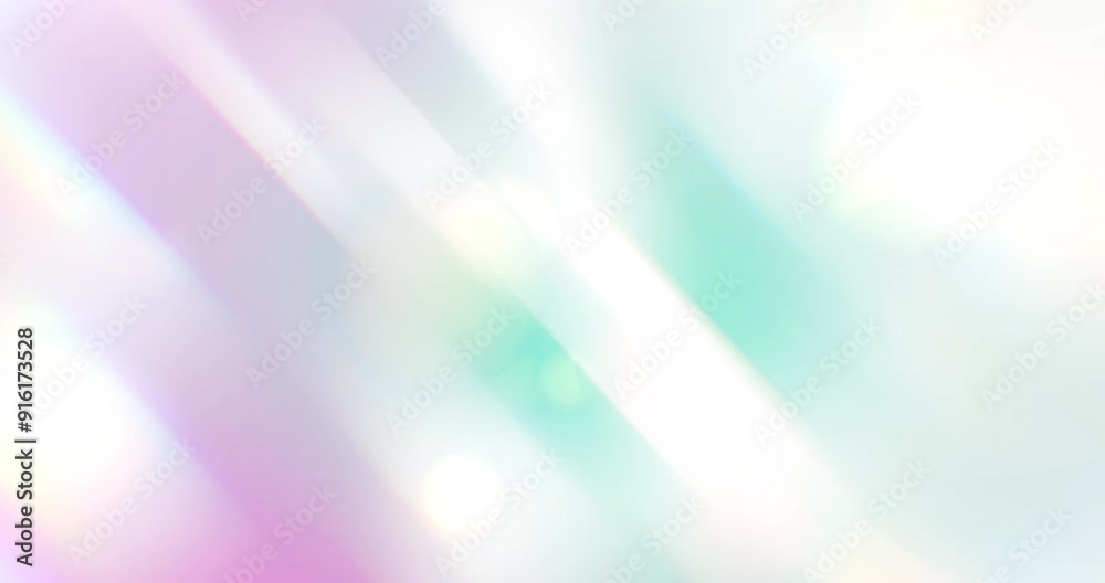 Aufkleber Particles, texture and animation with light, bokeh and glow on abstract background. Graphic, pattern or circle with color for magic sparkle, design or rays shine on wallpaper backdrop for fantasy art