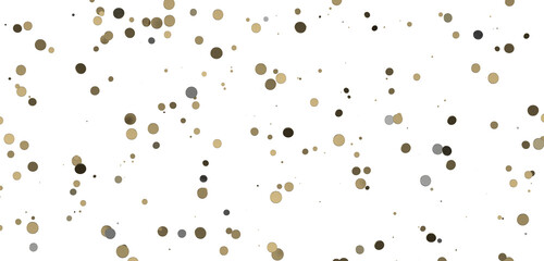 Sprinkle of Success: Spectacular 3D Illustration Showcasing Cascading gold Confetti