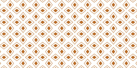 Golden vector seamless pattern with small diamonds , star shapes ,rhombuses . Abstract gold and white geometric texture . Simple minimal wide repeat background . Luxury design for decor , wallpaper