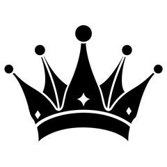 black crown, crown silhouette, King crown vector art, queen crown icon, Holiday t shirt, crown Vector illustration, crown Line art, cartoon drawn trendy logo, eps, svg