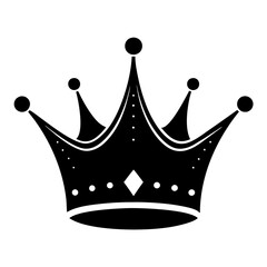 black crown, crown silhouette, King crown vector art, queen crown icon, Holiday t shirt, crown Vector illustration, crown Line art, cartoon drawn trendy logo, eps, svg