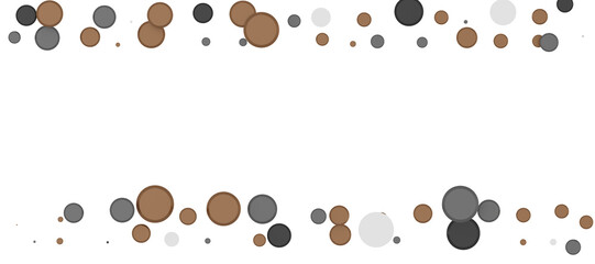 gold confetti background, isolated on transparent background