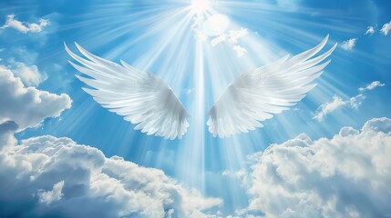 Angel Wings in the Sky