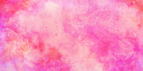 Fantasy smooth light pink watercolor wall paper textured. wall texture watercolor scraped grungy Grunge frame Soft pink watercolor background.