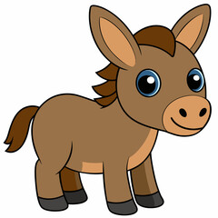 Black mule, mule silhouette, mule vector art, animal icon, Holiday t shirt, mule Vector illustration, mule Line art, pet cartoon drawn trendy logo, eps, svg