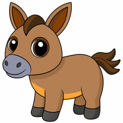 Black mule, mule silhouette, mule vector art, animal icon, Holiday t shirt, mule Vector illustration, mule Line art, pet cartoon drawn trendy logo, eps, svg