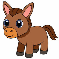 Black mule, mule silhouette, mule vector art, animal icon, Holiday t shirt, mule Vector illustration, mule Line art, pet cartoon drawn trendy logo, eps, svg