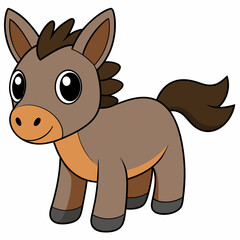 Black mule, mule silhouette, mule vector art, animal icon, Holiday t shirt, mule Vector illustration, mule Line art, pet cartoon drawn trendy logo, eps, svg