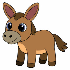 Black mule, mule silhouette, mule vector art, animal icon, Holiday t shirt, mule Vector illustration, mule Line art, pet cartoon drawn trendy logo, eps, svg