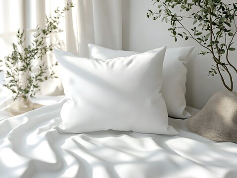 Plain white pillows deals